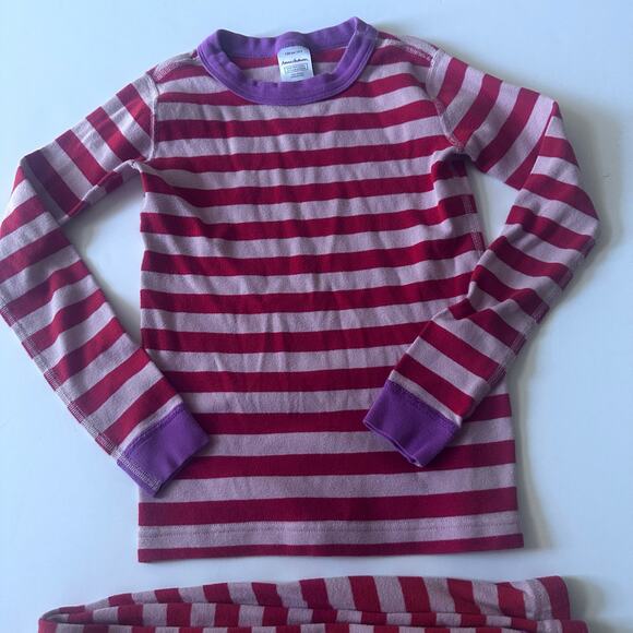 Hanna Andersson Red/Pink Striped Organic Cotton Pajamas - 8 - Picture 2 of 6